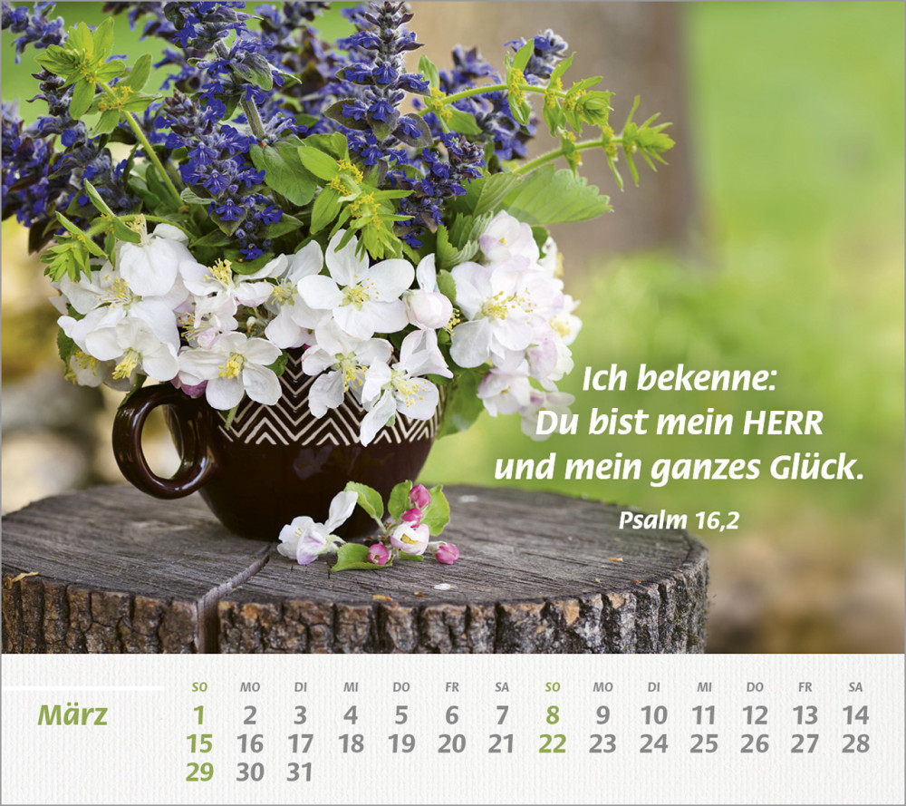 Du bist meine Stärke - Tischkalender