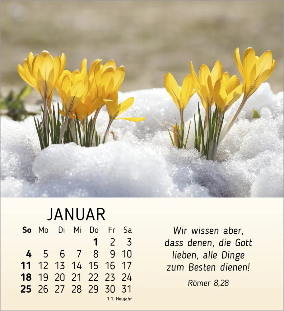 Ich wünsch dir Freude - Tischkalender