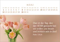 Das Geschenk der Freude - Panorama-Tischkalender