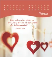 Von Herzen ein glückliches Jahr - Tischkalender