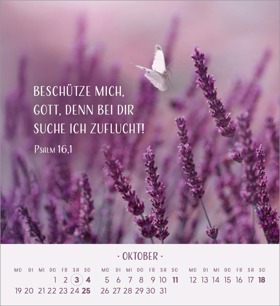 Zarte Blumengrüsse - Tischkalender