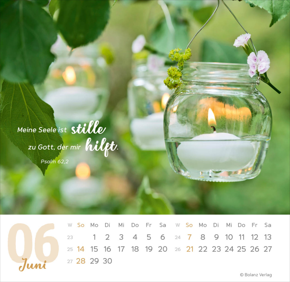 Meine Zeit - Hoffnung und Vertrauen für ein ganzes Jahr - Tischkalender