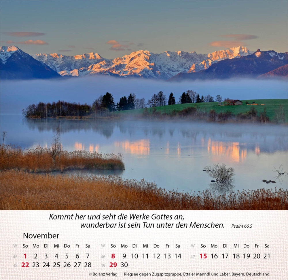 Berge - Tischkalender