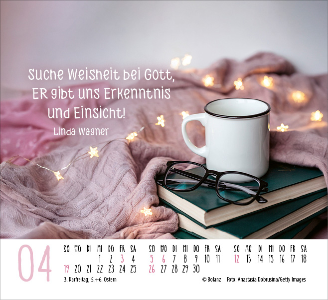 Kalender Danke - Ein Danke, das von Herzen kommt - Minikalender