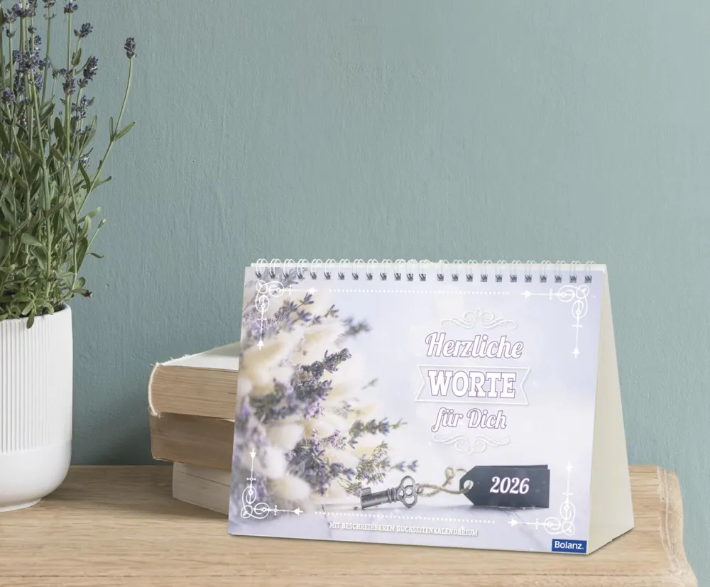 Kalender Herzliche Worte für Dich - Panoramakalender