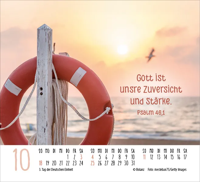 Atempause - Wohin du auch gehst - Minikalender
