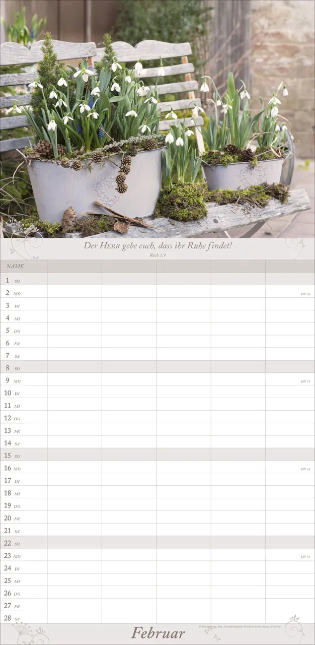 Gartenfreude Familienplaner