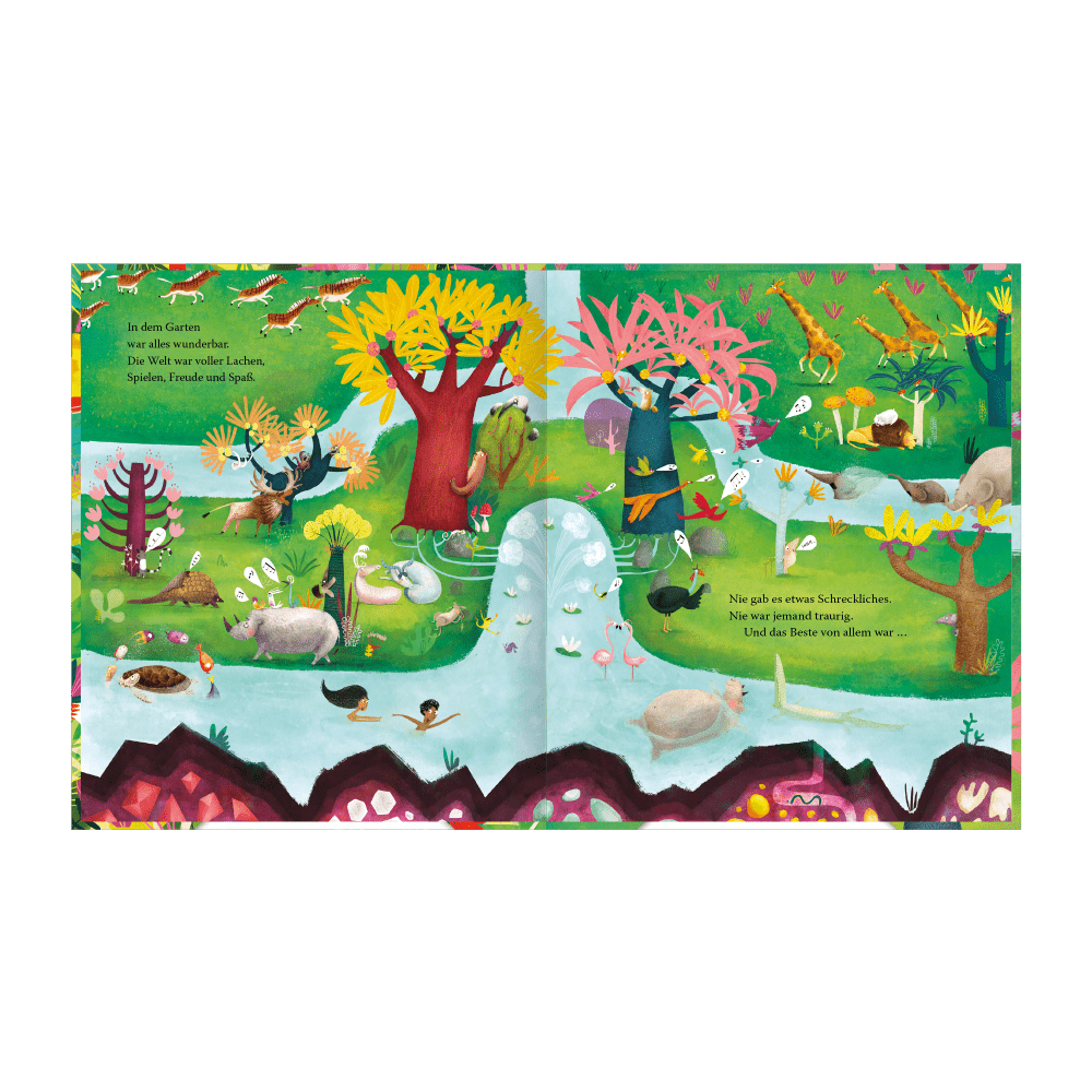 Der Garten, der Vorhang und das Kreuz