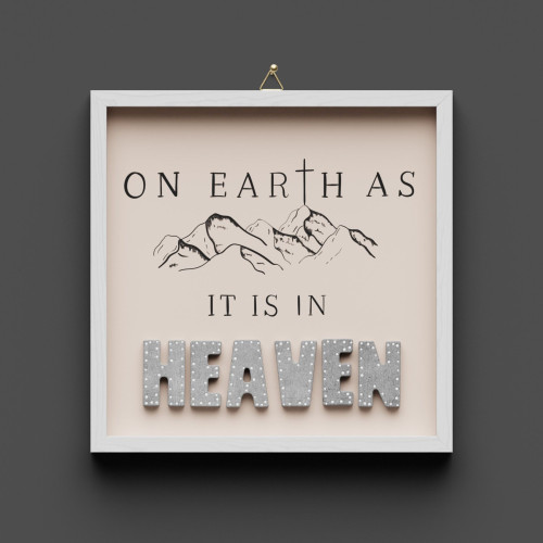 Cementini Wandbild Earth - Heaven