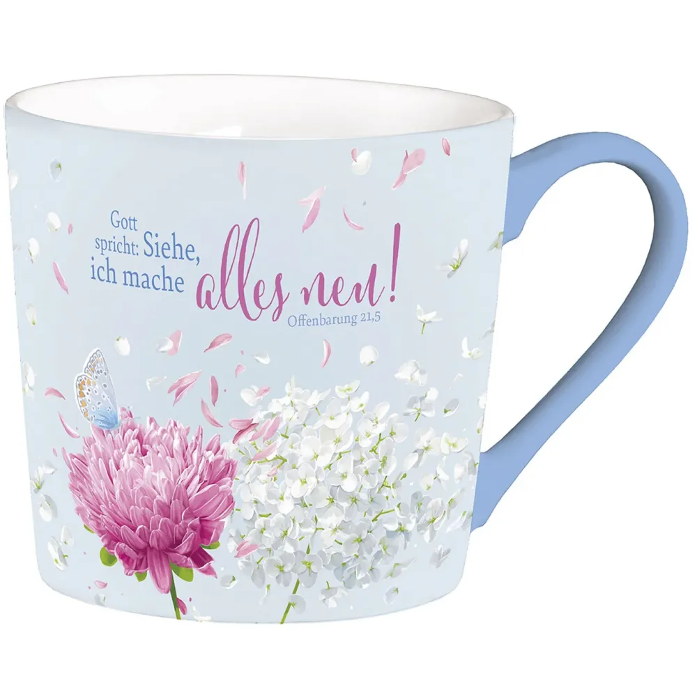 Gott spricht: Siehe, ich mache alles neu (Tasse) - Jahreslosung 2026