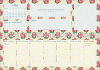 Meine fröhlich-bunte Segenswoche - Wochen-Tischkalender