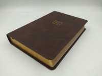 Spanisch, Reina Valera 1960, Grossdruck - gebunden Kunstleder, braun mit Goldschnitt, Lesezeichen