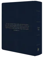 Schlachter Liebezurbibel (Schreibrandbibel Fons Vitae) - Flexibler Kunstledereinband - Blau mit...