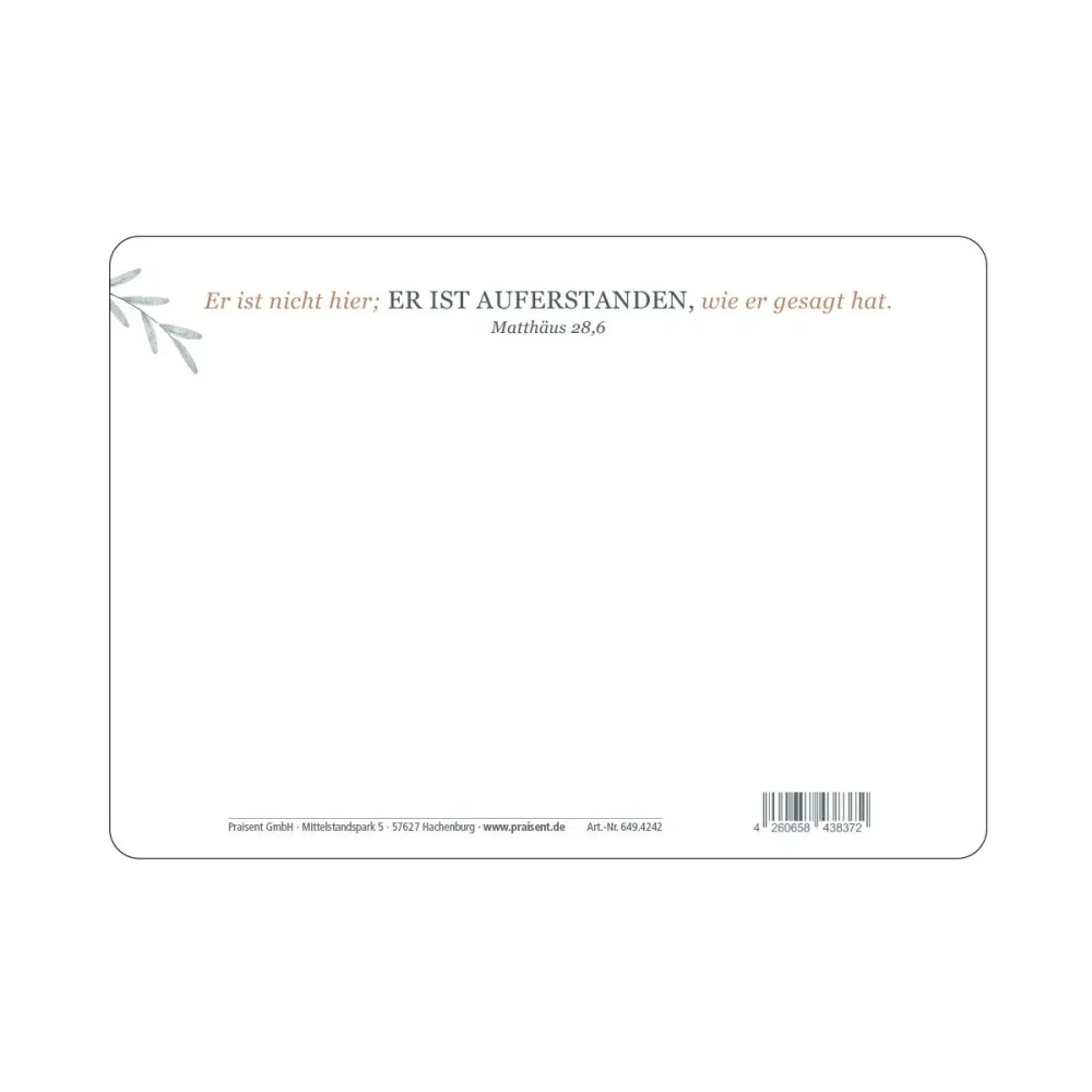 Liebe hat gesiegt - Postkarte Ostern