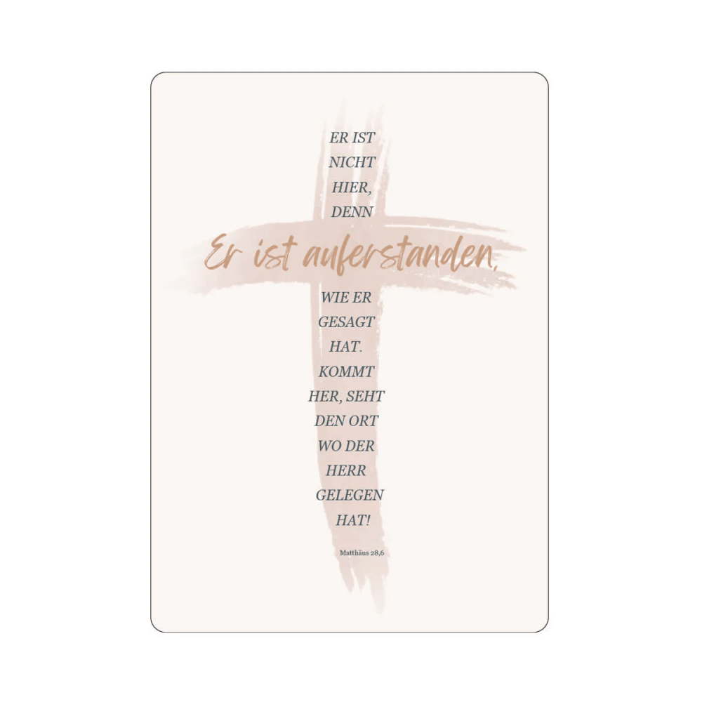 Er ist auferstanden - Postkarte Ostern