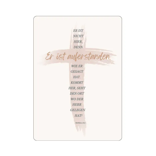 Er ist auferstanden - Postkarte Ostern