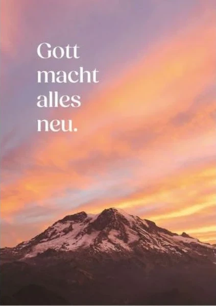 Gott macht alles neu - Postkarte