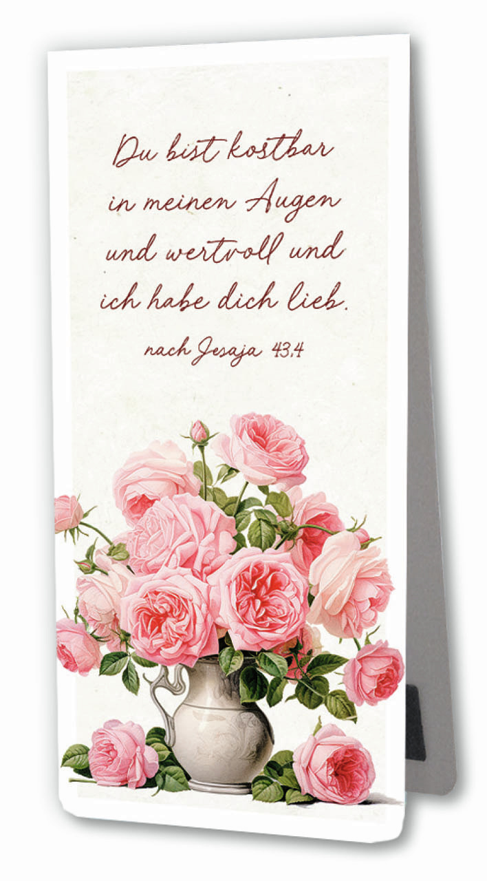 Magnetlesezeichen Du bist kostbar - nach Jesaja 43.4