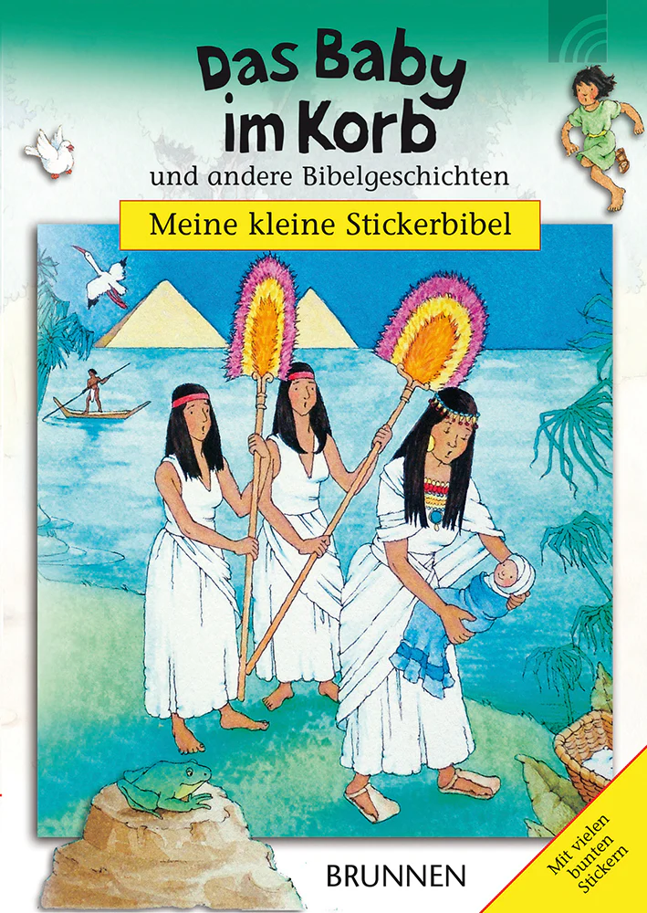 Das Baby im Korb und andere Bibelgeschichten - Meine kleine Stickerbibel