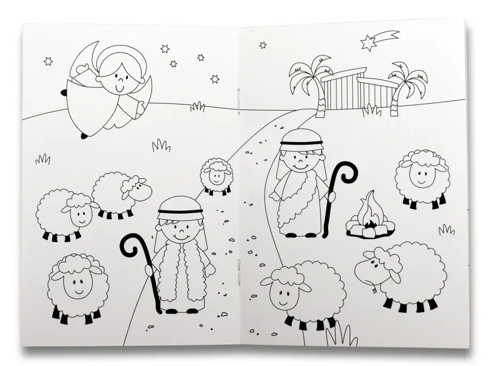 Malbuch - Weihnachtsgeschichte - 6