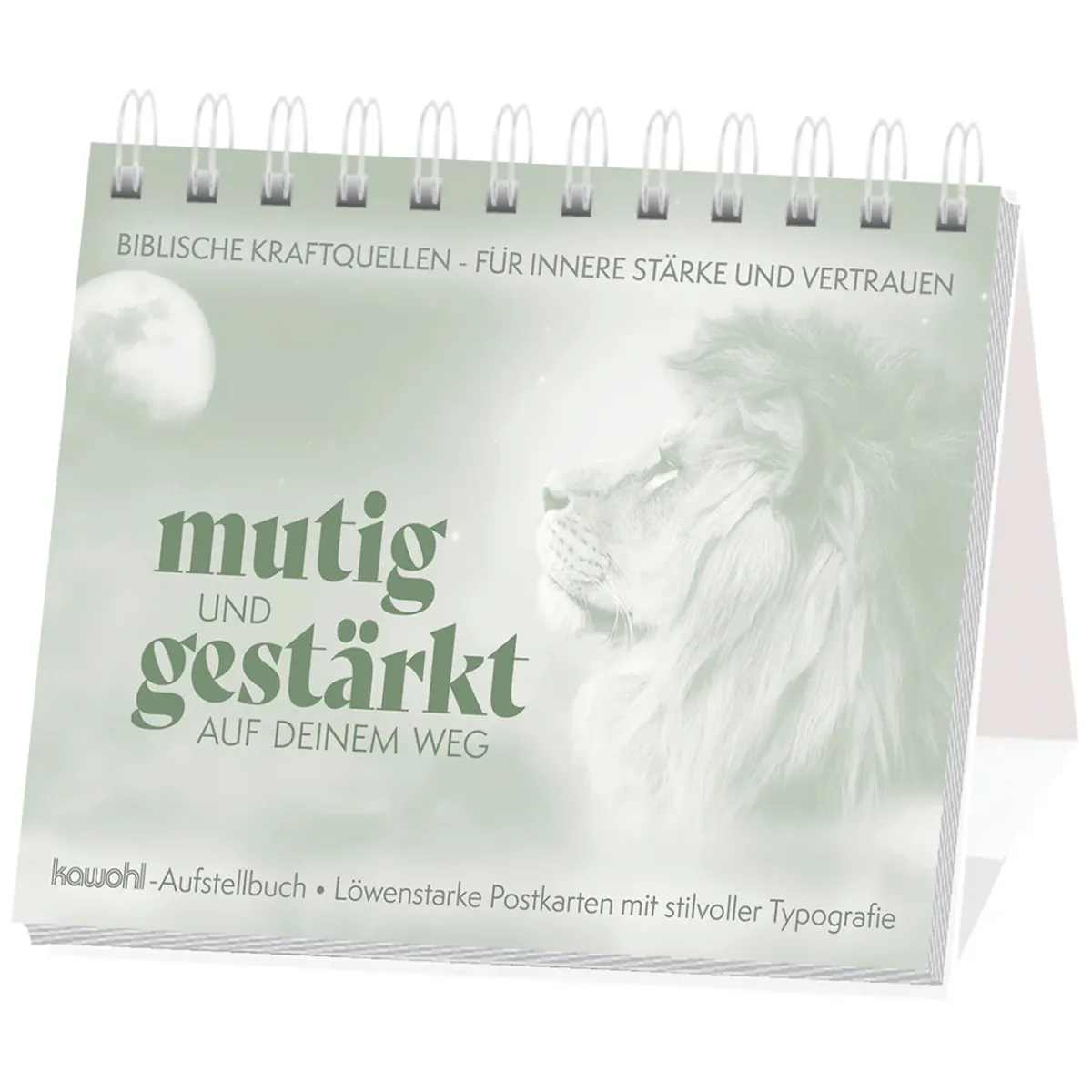 Mutig und gestärkt auf deinem Weg - Postkarten-Aufstellbuch