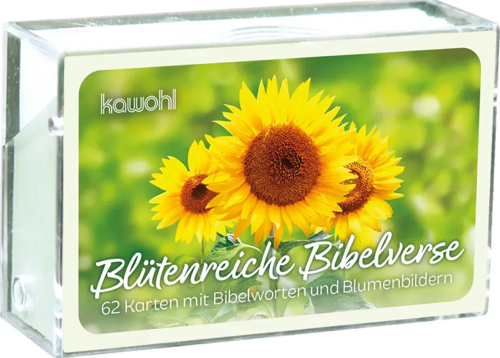 Blütenreiche Bibelverse - 62 Karten mit Farbbildern und Bibelworten - Gute-Worte-Box