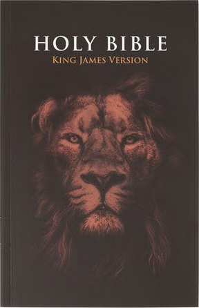Englisch, Bibel, King James Version - Verteilbibel - Taschenbuch mit Kartoneinband, Löwe