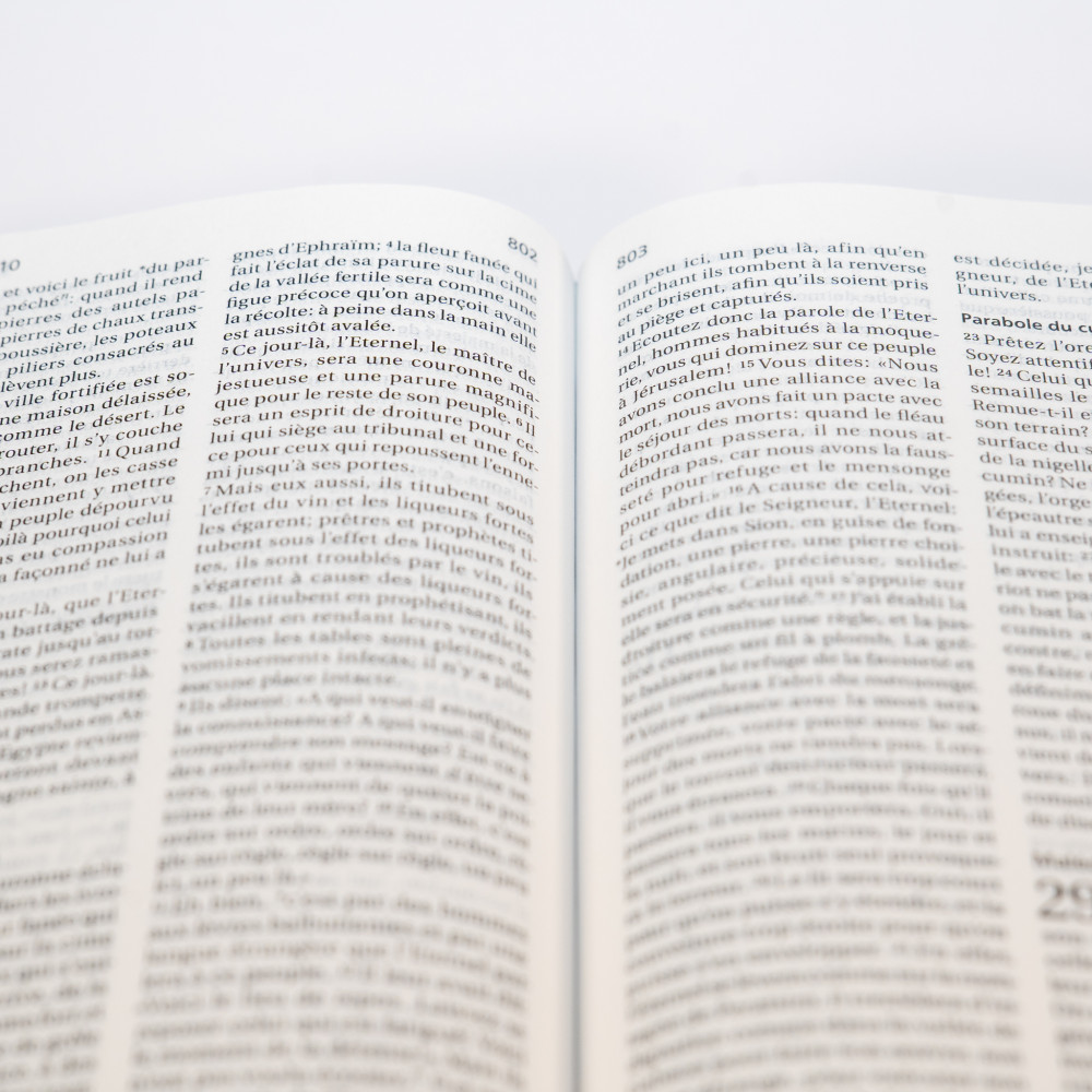 Bibel Segond 21, französisch (Premium Style) - gestepptes Hardcover aus Canvas mit Blumenmuster