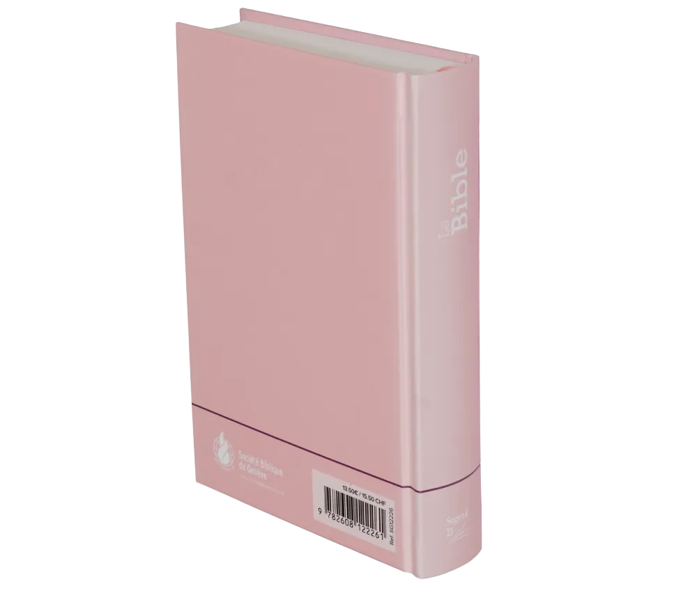 Segond 21 Bibel französisch kompakt - Hardcover Skivertex rosa Marshmallow