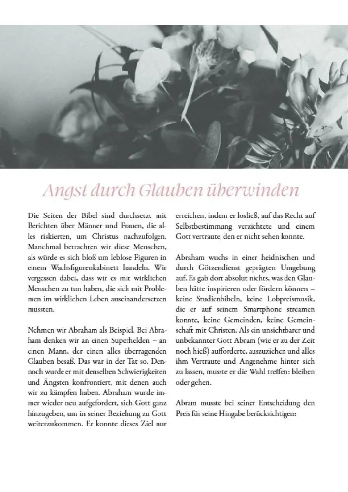 Im Angesicht der Angst - Gottes Treue erleben