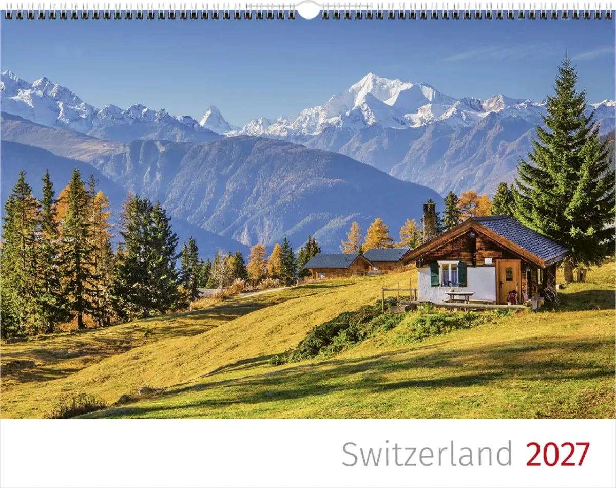 Schweizer Bildkalender - Englisch, Wandkalender