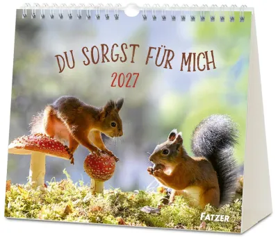 Du sorgst für mich - Tischkalender Postkartenformat