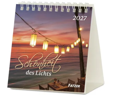 Schönheit des Lichts - Tischkalender