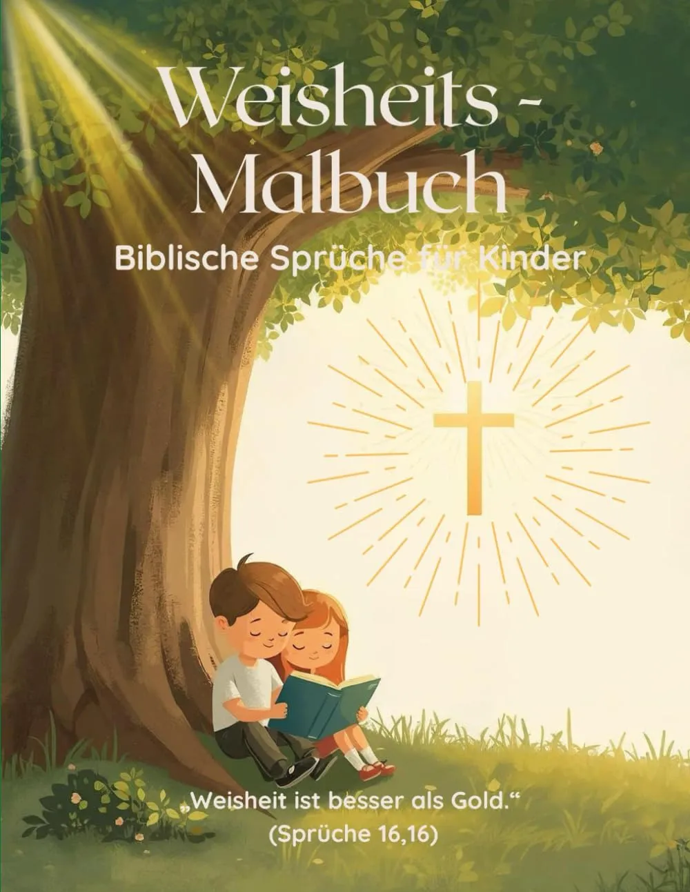 Weisheits-Malbuch - Biblische Sprüche für Kinder (Hardcover-Ausgabe)
