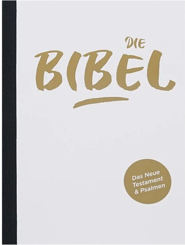 Elberfelder NT und Psalmen CSV Hückeswagen Goldausgabe - Paperback, weiss/schwarz/gold