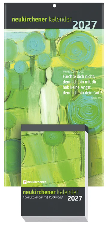 Neukirchener Kalender - Abreisskalender mit Rückwand