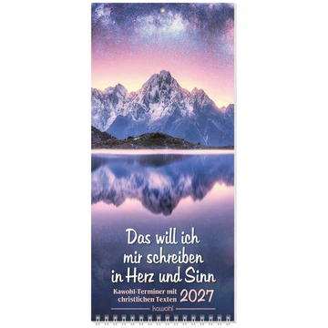 Das will ich mir schreiben in Herz und Sinn - Terminkalender