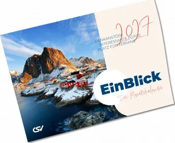 Einblick - Monatswandkalender