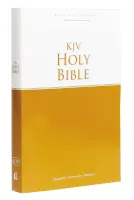 Englisch, Bibel King James Version, Paperback, Einband zweifarbig weiss/gelb