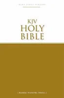 Englisch, Bibel King James Version, Paperback, Einband zweifarbig weiss/gelb