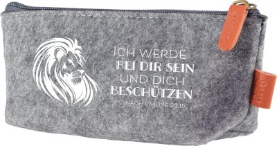 Ich werde bei dir sein und dich beschützen - Etui aus recyceltem PET-Filz