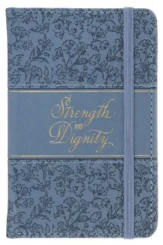 Notizbuch - Strength and Dignity / Stärke und Würde - Kunstleder mit elastischem Verschluss