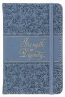 Notizbuch - Strength and Dignity / Stärke und Würde - Kunstleder mit elastischem Verschluss