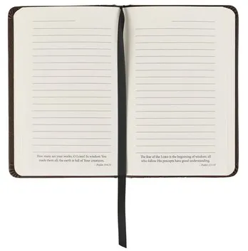 Notizbuch - The Lord is my strength / Der Herr ist meine Stärke - Kunstleder mit elastischem...