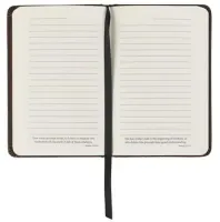 Notizbuch - The Lord is my strength / Der Herr ist meine Stärke - Kunstleder mit elastischem...