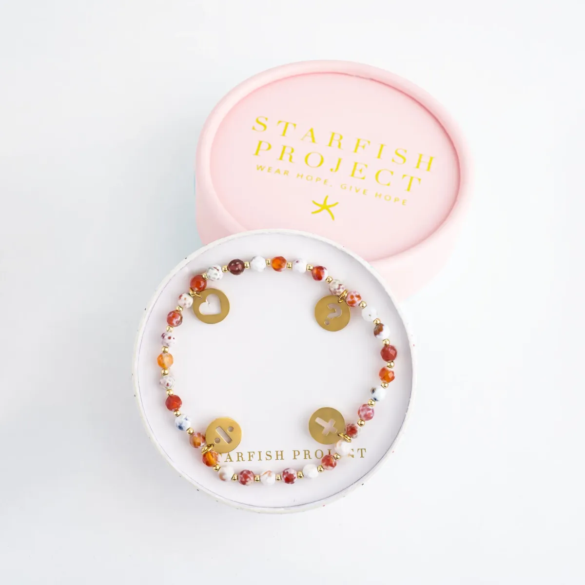 The Four - Armkette Steinperlen - Starfish Project - Wear Hope - Give Hope