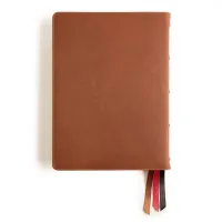 Englisch, Christian Standard Bible Bibel, Grossformat - Leder braun, Lesezeichen, Goldschnitt