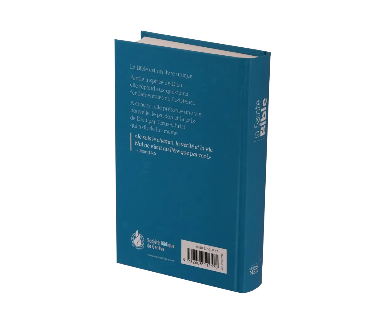 Segond NEG Bibel kompakt, französisch - bedrucktes Hardcover in Pazifikblau