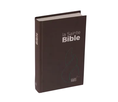 Segond NEG-Bibel, kompakt. Französisch - Hartcover Braun-Schokolade