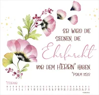 Gesegnet Tag für Tag - Posterkalender